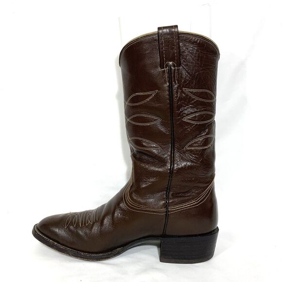 Nocona 4761 Brown Western Boots Men’s 8.5 EE, Brown - Picture 5 of 12